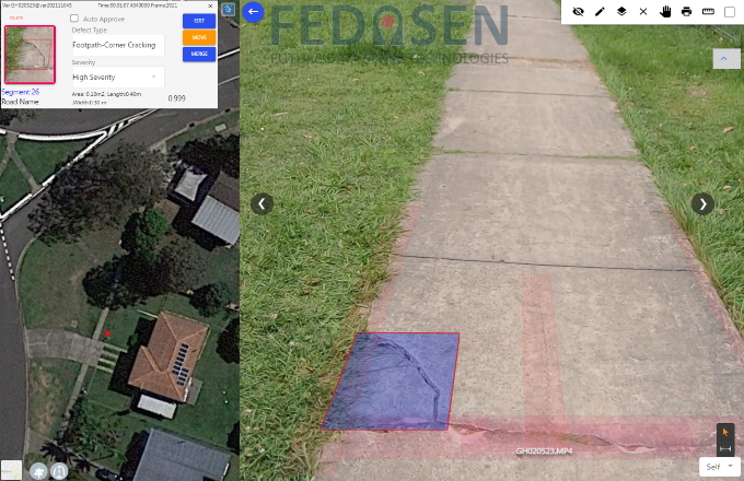 FEDASEN - Footpath Defects - Corner Cracking